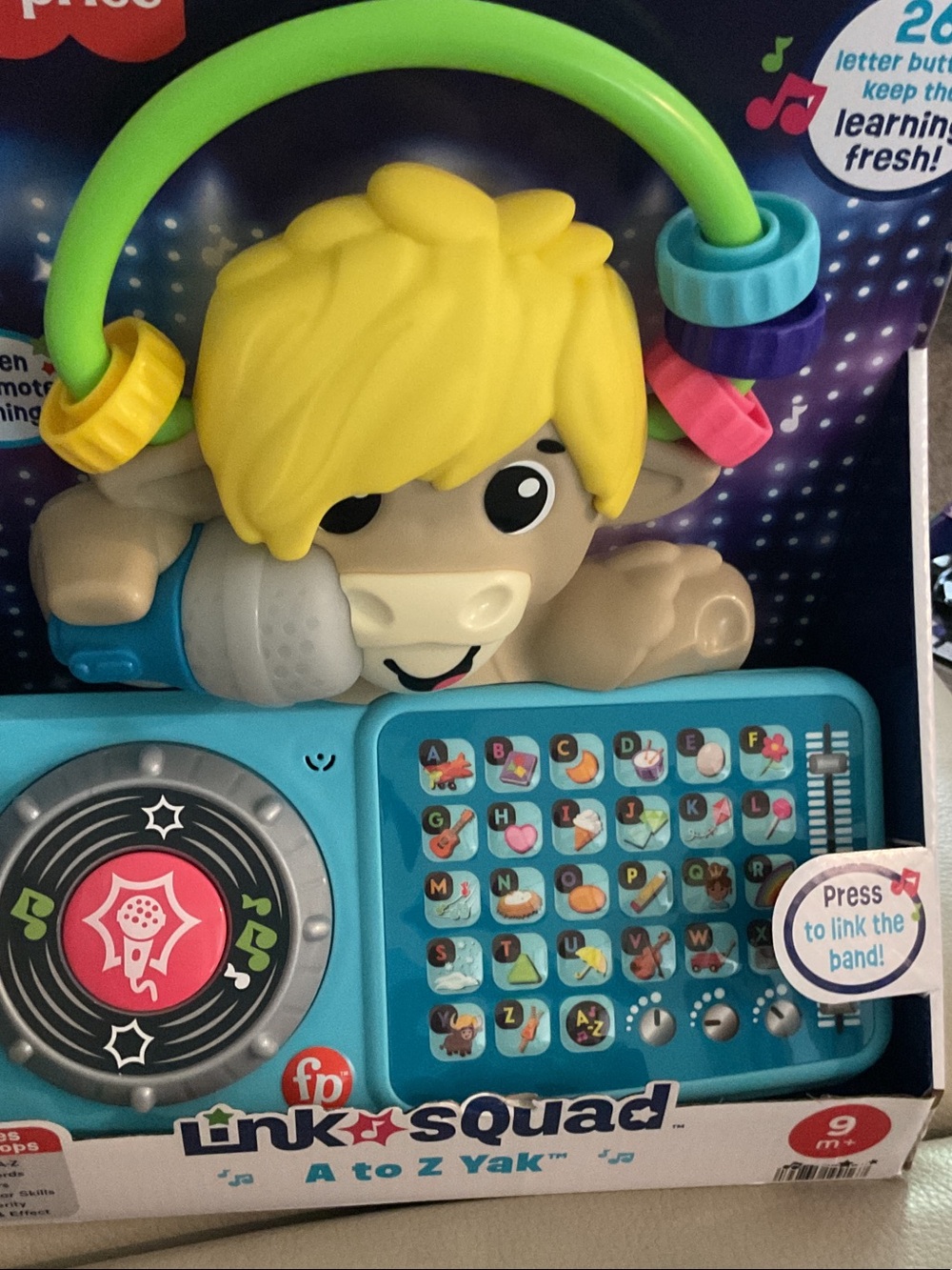 Fisher-Price Link Squad A to Z Yak -Learning Game ages 9 months+